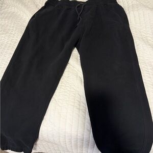 Abercrombie & Fitch Soft A&F Essentials Black Sweatpants L Short